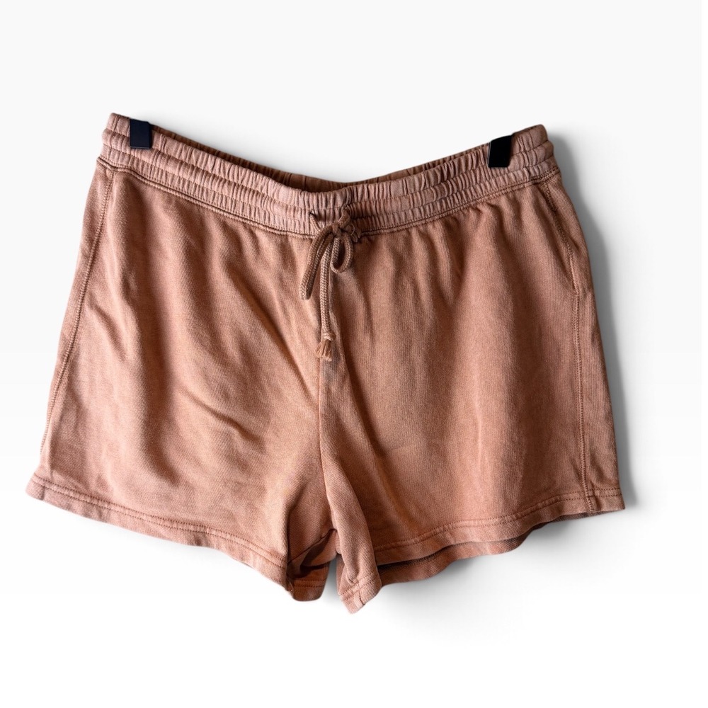 J. Crew Magic Rinse Drawstring Casual Cotton Shorts Brown Sz XS AY078 FA21